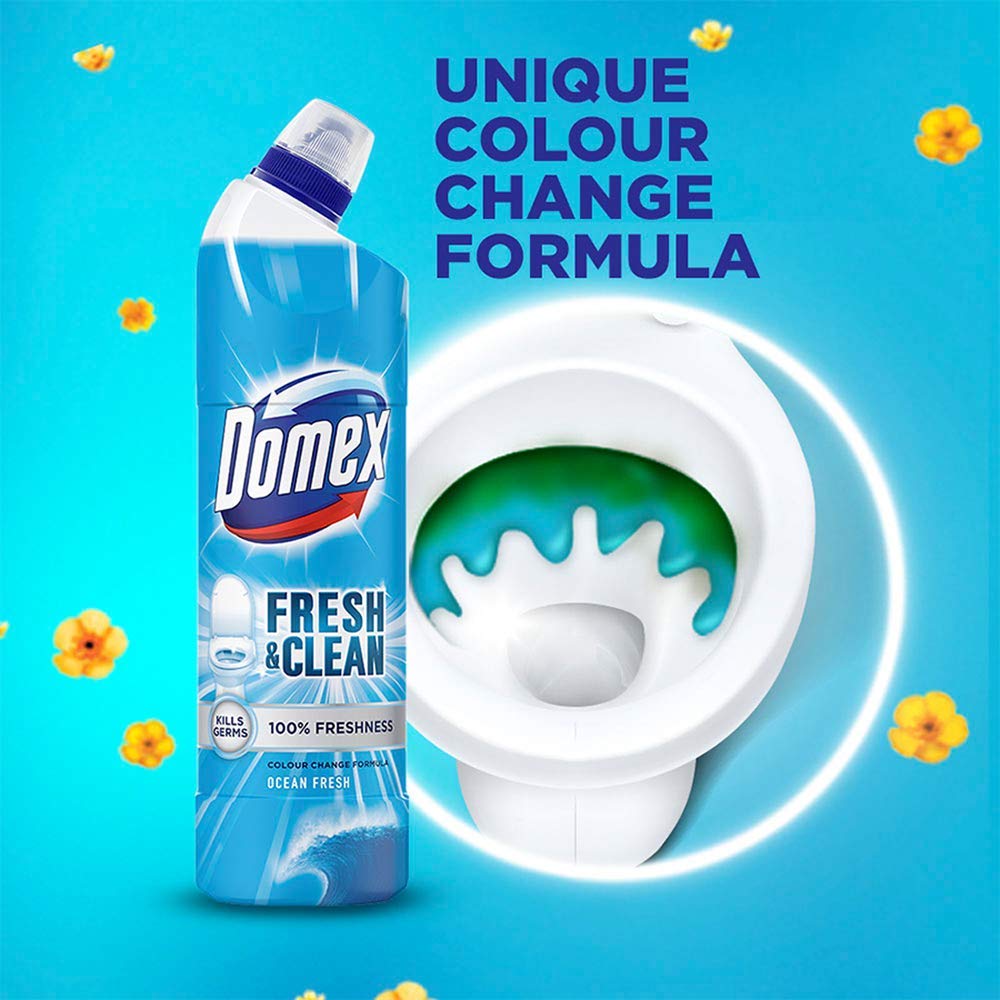 Domex Ocean Fresh Toilet Cleaner 500 ml (Pack of 2)