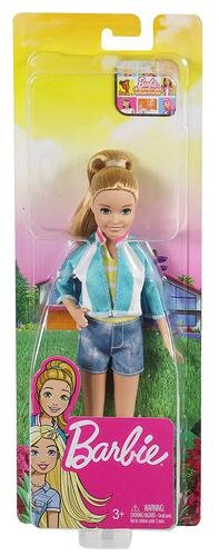 Barbie Dreamhouse Adventures Stacie Doll Wearing In Denim Shorts And Jacket