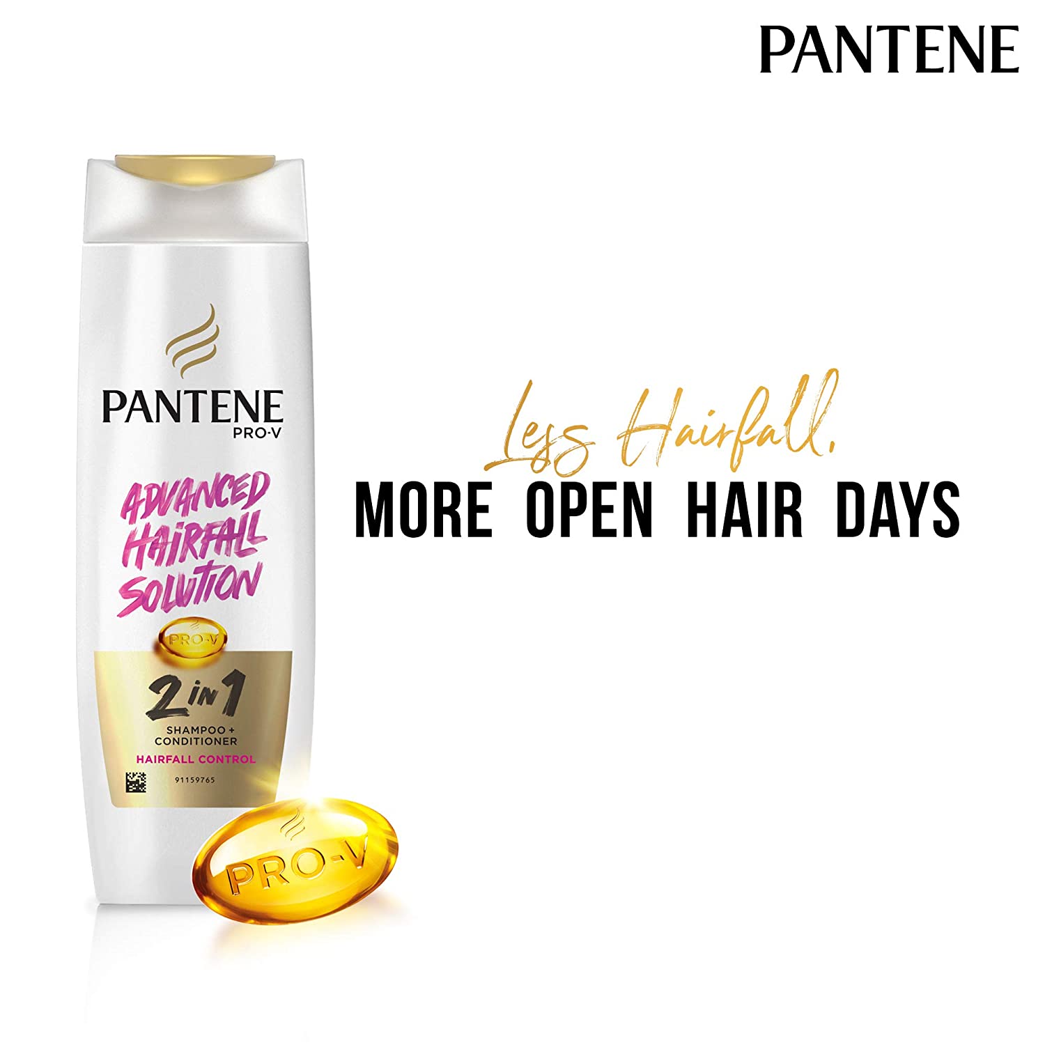 Pantene (2 in 1 Anti Hair Fall Shampoo + Conditioner)340 ml