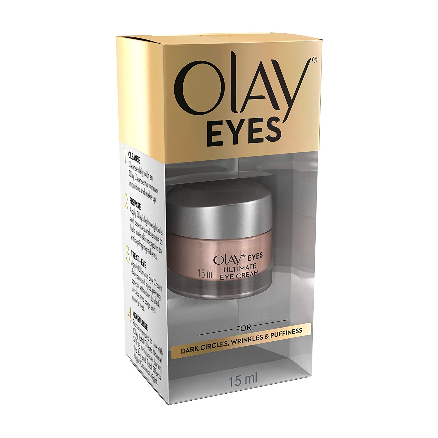 Olay Eye Cream Olay Eyes for Dark, Circles Wrinkles & Puffiness, 15ml
