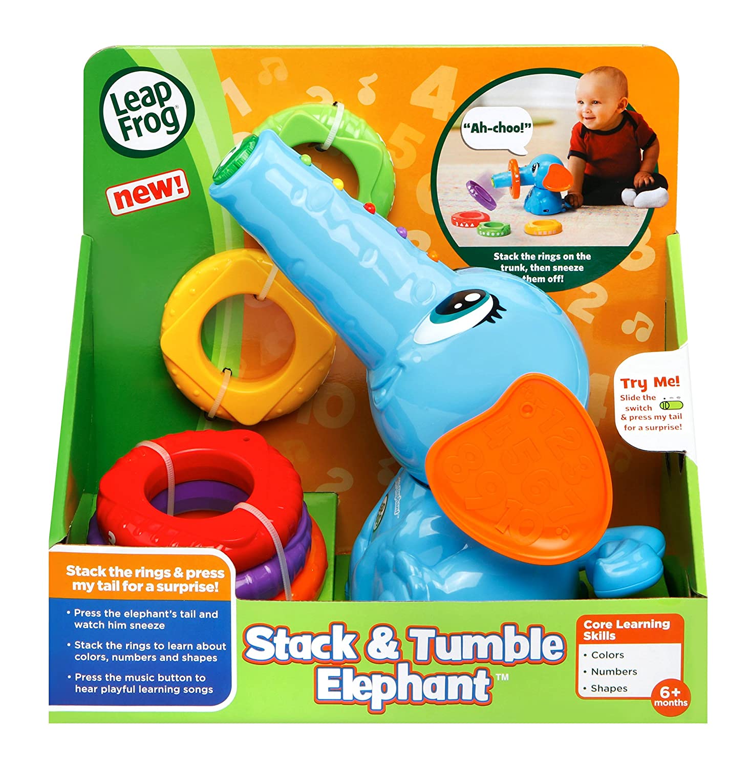 Leapfrog Stack & Tumble Elephant