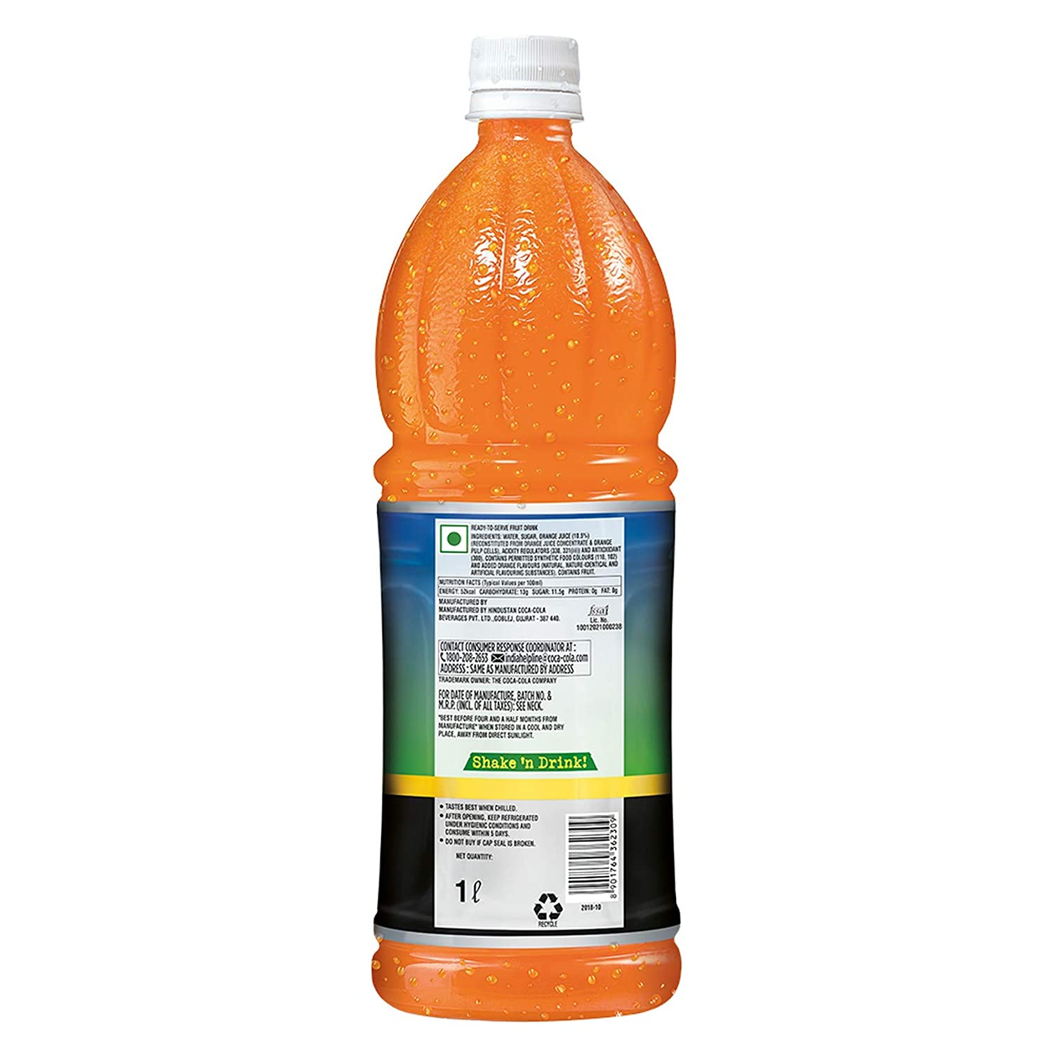 Minute Maid Pulpy - Nutrition Facts & Ingredients