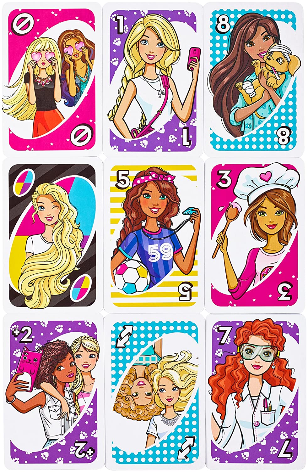 Mattel Uno Barbie Card Game