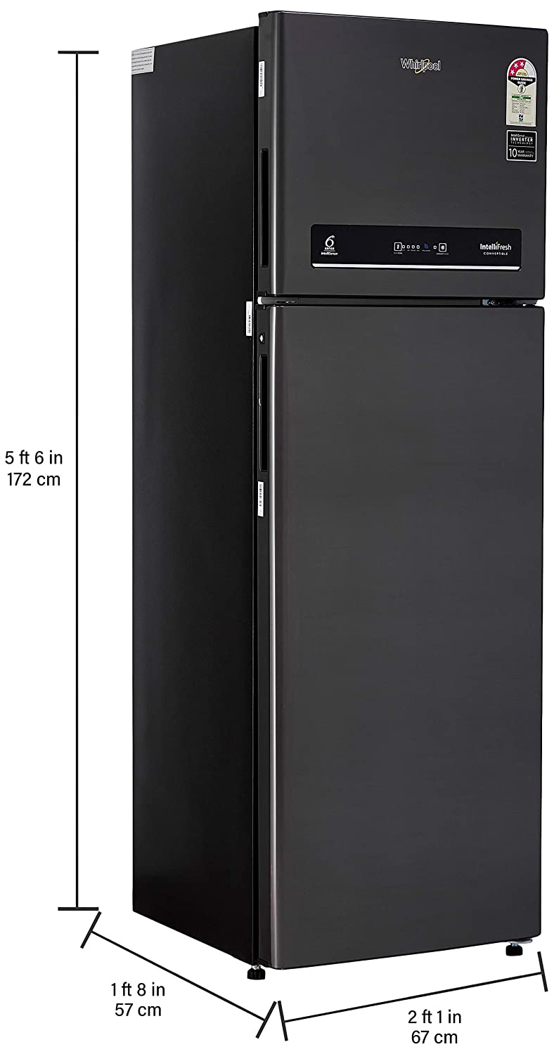 Whirlpool 292 L 3 Star Inverter FrostFree Double Door RefrigeratorIF