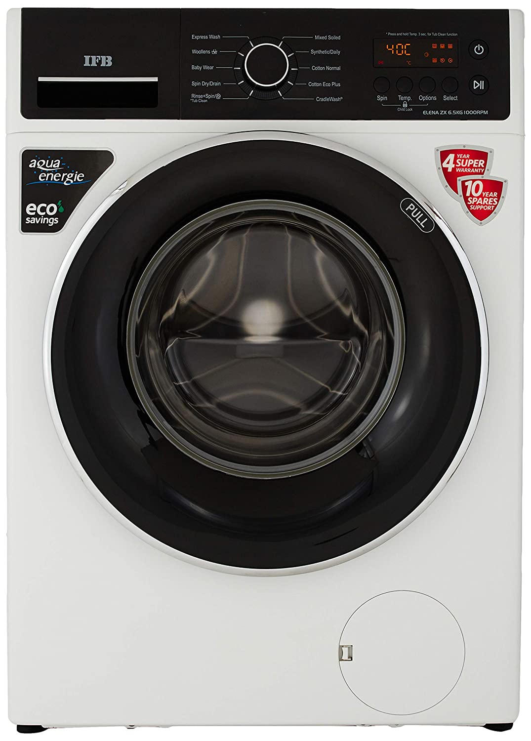 elena zxs 6.5 ifb washing machine