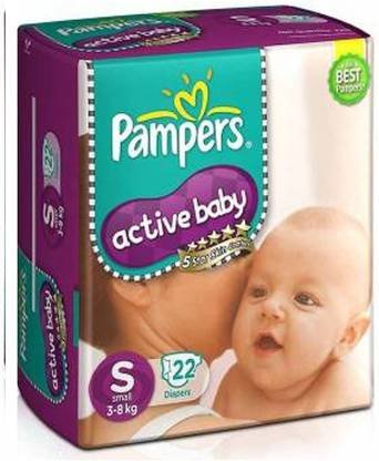 Pampers Active Baby Small 38 Kg 22 Diaper pants  S 22 Pieces