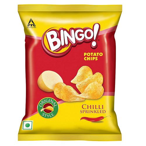 Bingo Potato Chips, Original Style Red Chilli sprinkled, 25.5g