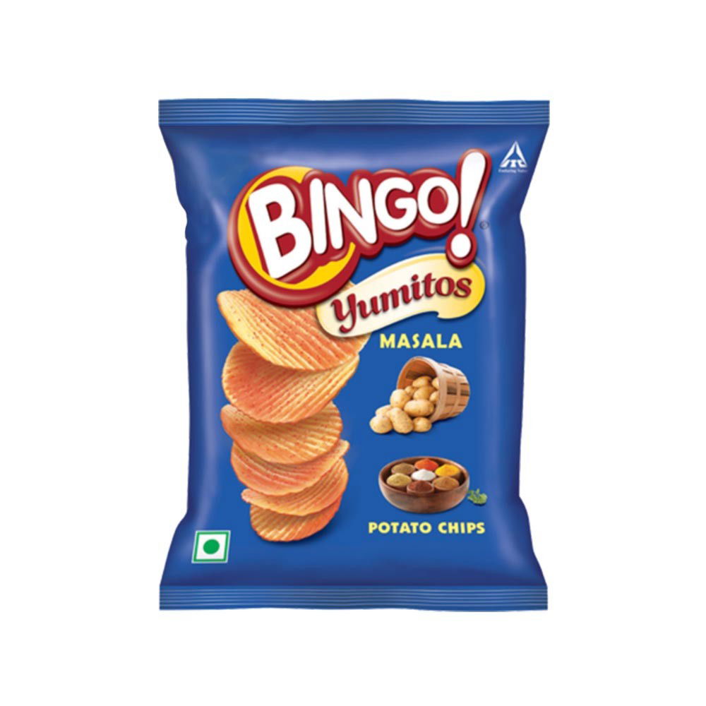 Bingo Yumitos Masala Potato Chips,12g