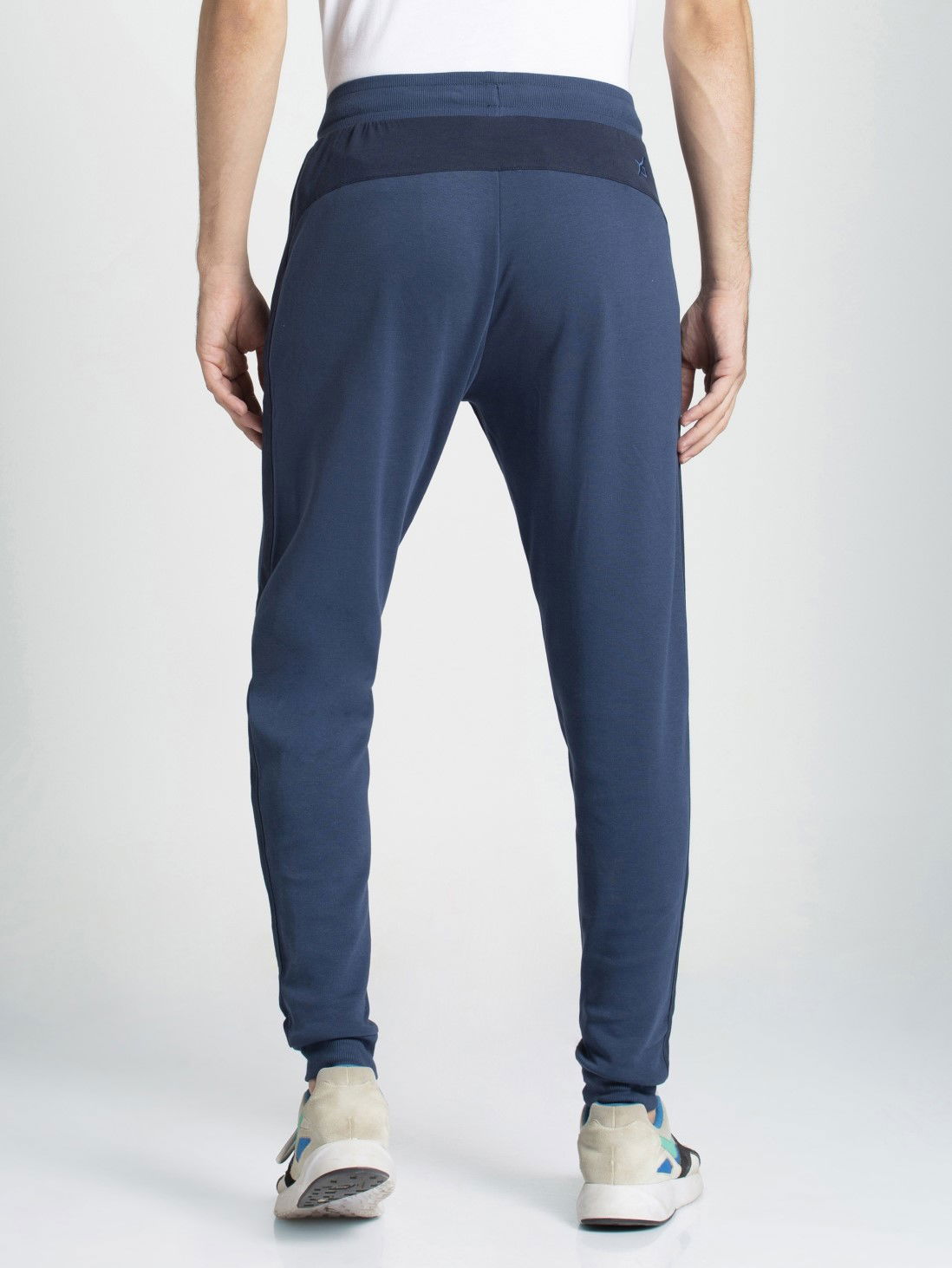 JOCKEY INSIGNIA BLUE & NAVY SLIM FIT TRACK PANT