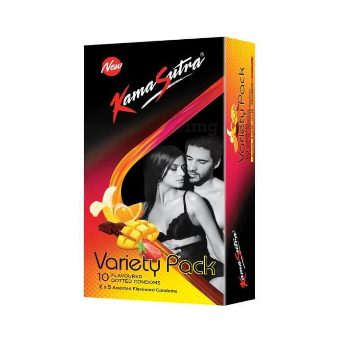 Kamasutra Assorted Flavored Condoms Variety Pack 6807