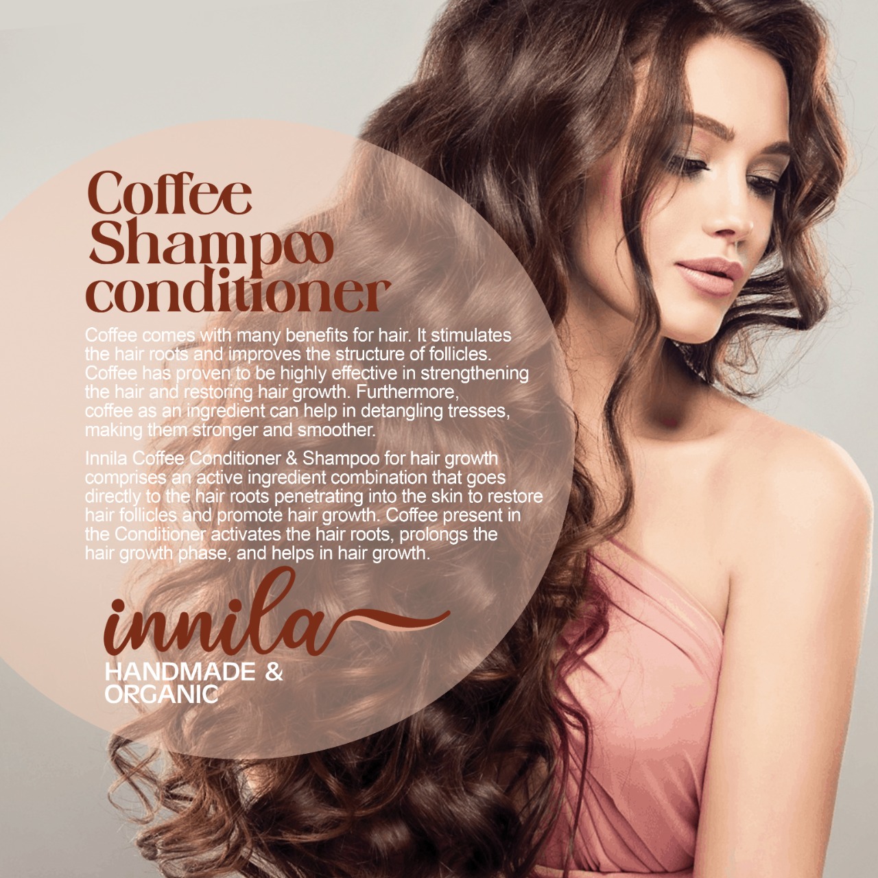Innila Coffee Shampoo & Conditioner Combo, For Hair Strengthening, Hair  Growth, Improves Hair Texture, 100% Organic, Sulphate And Paraben Fr
