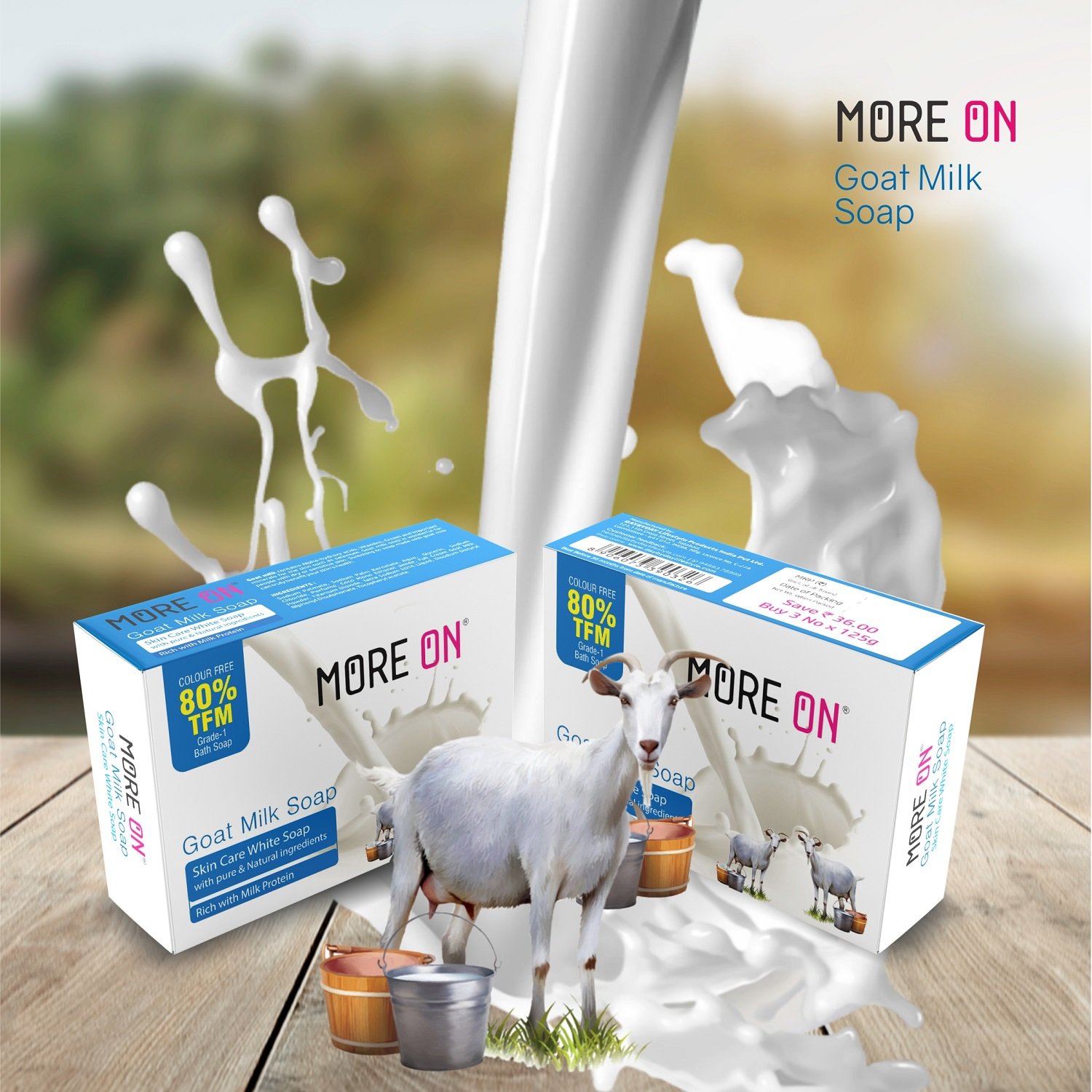 Natural Goat Milk Soap | Exfoliating Soap | Knight - Soap for Men