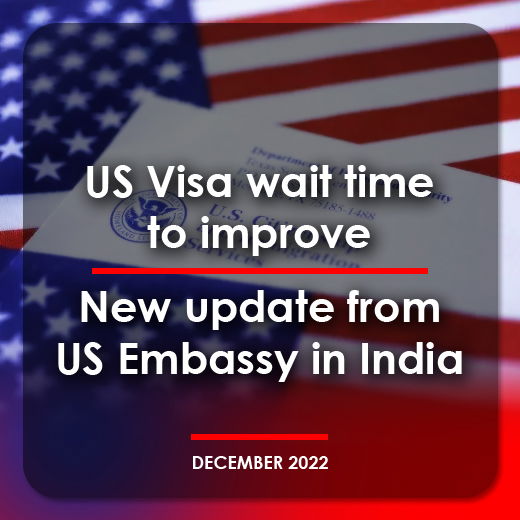 US visa wait time to improve New update from US Embassy in India