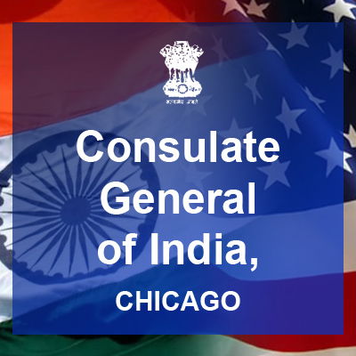 Chicago Indian Consulate   QQ1O842D Chicago Consul Miindia 