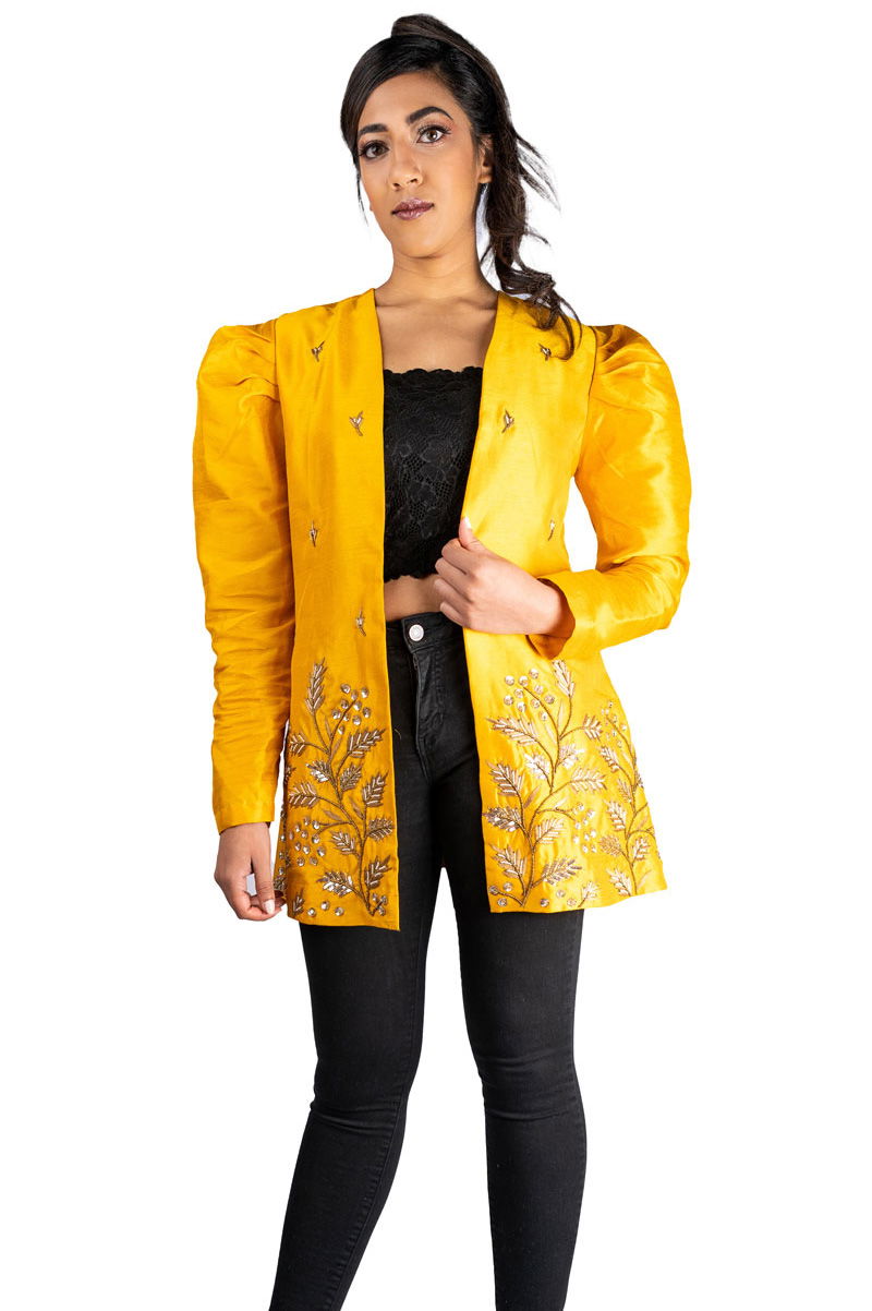 Buy t-base Mustard Solid Puffer Jacket Mens Online India